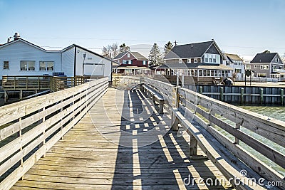 Scenic view of Maine. Stock Photo