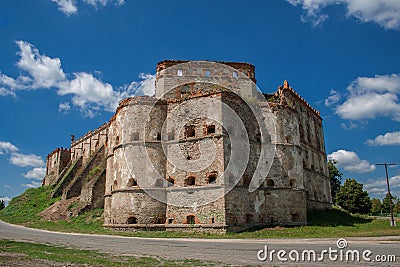 Scenic view on Medzhybizh Castle. Location place: Medzhybizh, Uk Stock Photo