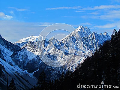 Scenic view of mountain Vrtaca Stock Photo