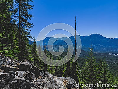Scenic view of the Pacific Northwest Stock Photo