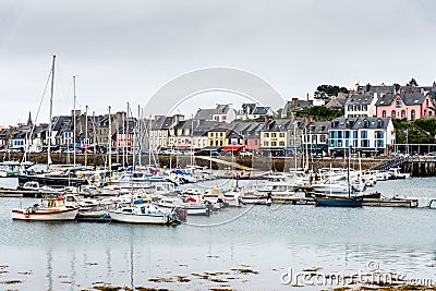 Scenic view of the port of Camaret-sur-Mer Editorial Stock Photo