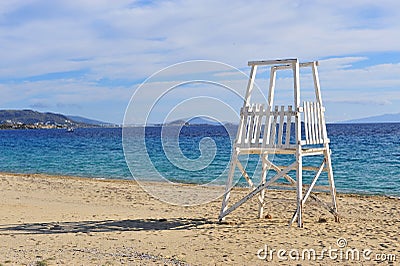 Scenic view of Saint Prokopios beach Stock Photo