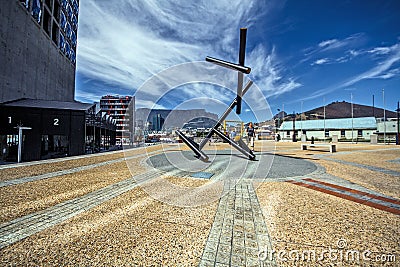Silo District square in Cape Town, South Africa Stock Photo