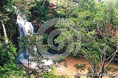 Scenic view of of Thika Falls in the Aberdares, Kenya Stock Photo
