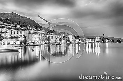 View of Salo Town, Lake Garda, Italy Stock Photo