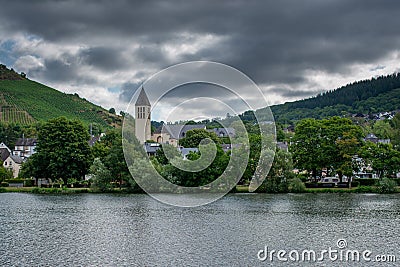 Scenic view of Zelle in color Stock Photo