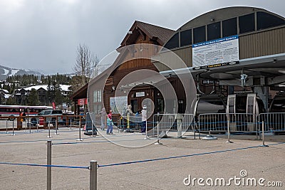 scenic views around breckenridge colorado skiresort town Editorial Stock Photo