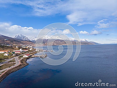 Scenic views of Ushuaia, Argentina, Patagonia Stock Photo