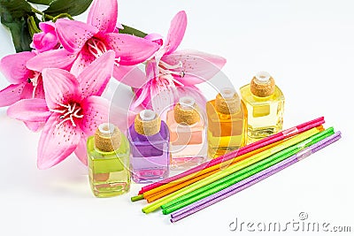 Scented oil Stock Photo