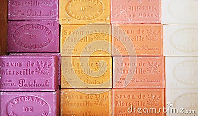 Scented soaps Editorial Stock Photo