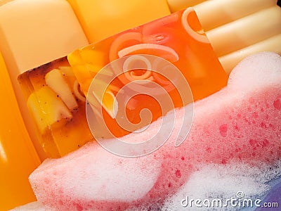 Scented soaps Stock Photo