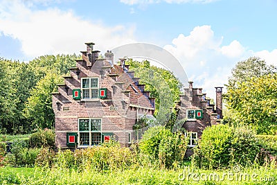 Monumental House in the town of Linschoten Editorial Stock Photo