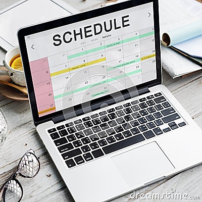 Schedule Activity Calendar Appointment Concept Stock Photo