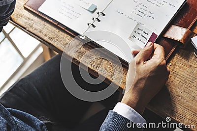 Schedule Agenda Appointment Meeting Objective Concept Stock Photo