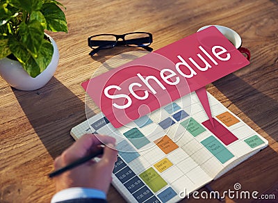 Schedule Organization Planning List To Do Concept Stock Photo