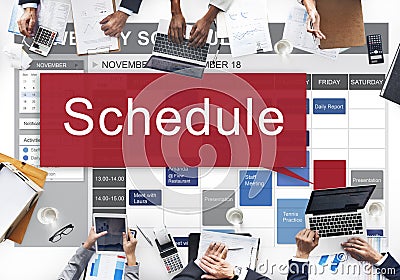 Schedule Organization Planning List To Do Concept Stock Photo