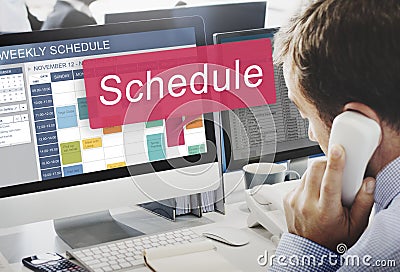 Schedule Organization Planning List To Do Concept Stock Photo