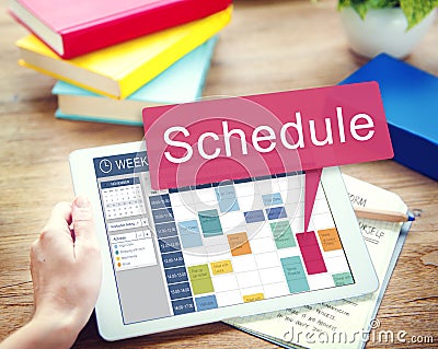 Schedule Organization Planning List To Do Concept Stock Photo