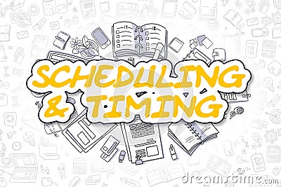 Scheduling And Timing - Business Concept. Stock Photo