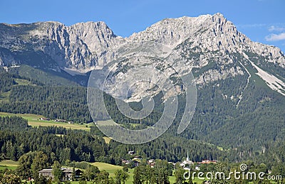 Scheffau in Tyrol,Austria Stock Photo