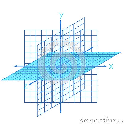 Scheme of physics, chemistry and sacred geometry. Vector Illustration