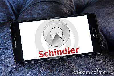 Schindler Group logo Editorial Stock Photo