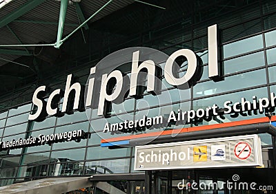 Schiphol Editorial Stock Photo