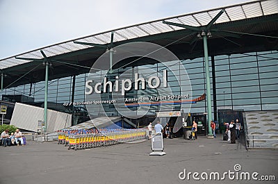 Schiphol Airport Editorial Stock Photo