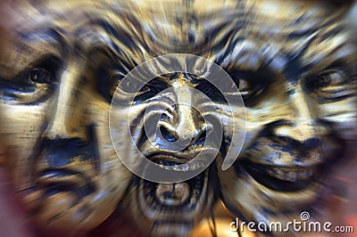 Schizophrenia - Madness - Mental Illness Stock Photo