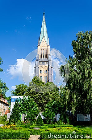 Schleswig Cathedral German: Schleswiger Dom, Danish: Slesvig Domkirke officially the Cathedral of St. Peter at Schleswig Stock Photo