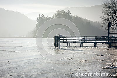 Schliersee Winter Stock Photo