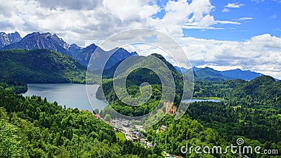 Schloss hohenschwangau Stock Photo