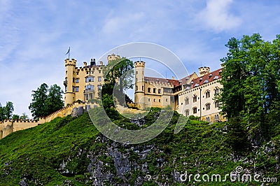 Schloss Hohenschwangau Stock Photo