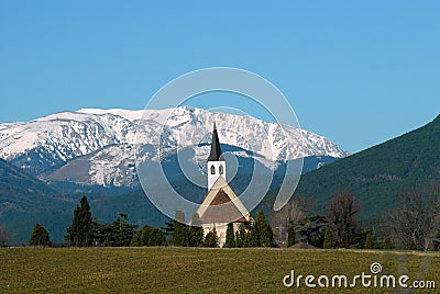 Schneeberg Alp in Austria Stock Photo