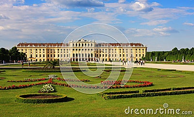 Schoenbrunn Palace, Vienna Editorial Stock Photo