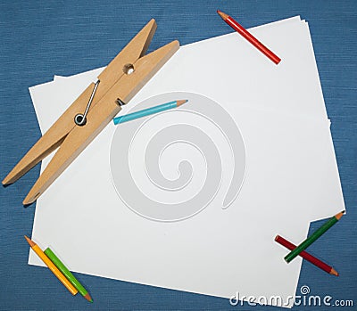 Scholar tools to make your art Stock Photo