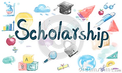 Scholarship Student Academic Education Concept Stock Photo