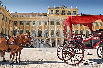 Schonbrunn. Editorial Stock Photo