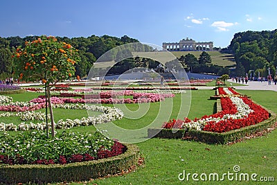 Schonbrunn arbor Editorial Stock Photo