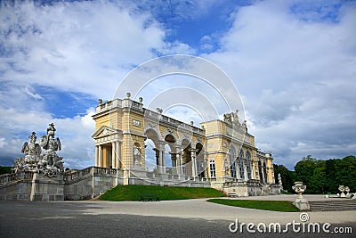 Schonbrunn Palace Garden, Vienna Editorial Stock Photo