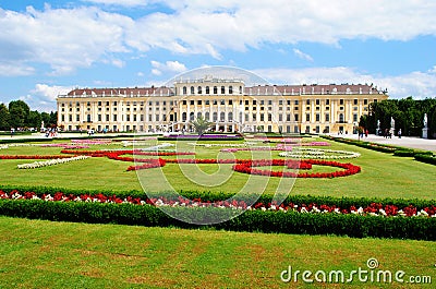 Schonbrunn Palace, Vienna Editorial Stock Photo