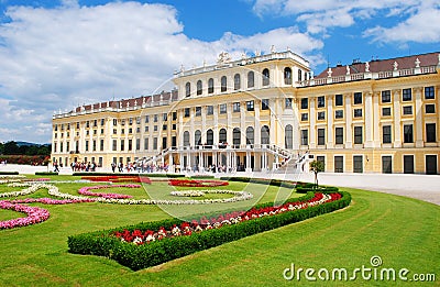 Schonbrunn Palace, Vienna Editorial Stock Photo