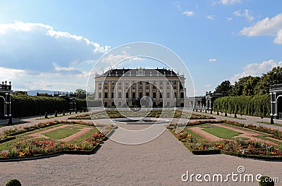 Schonbrunn Palace, Vienna, Austria Editorial Stock Photo