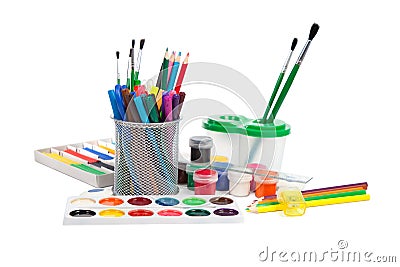 School Accessories Stock Photo