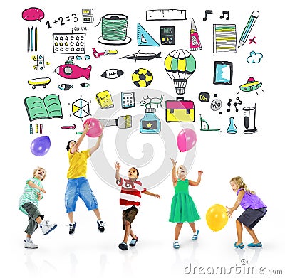 School Activity Sport Hobby Leisure Game Concept Stock Photo