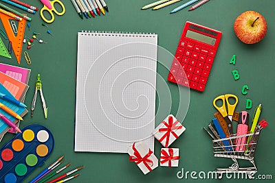 School background. Back to school Stock Photo