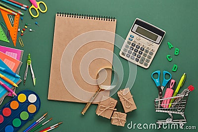 School background. Back to school Stock Photo