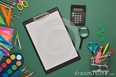 School background. Back to school Stock Photo