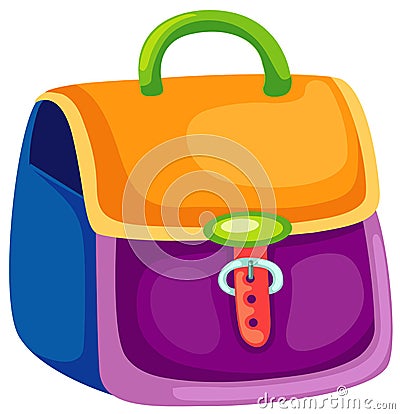 School bag Vector Illustration