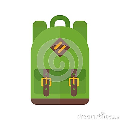 School bag vector illustration . Vector Illustration